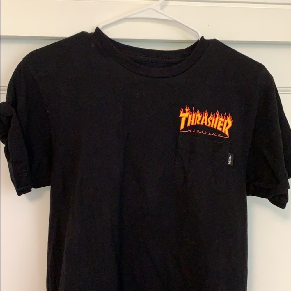 Black Vans x Thrasher T-Shirt